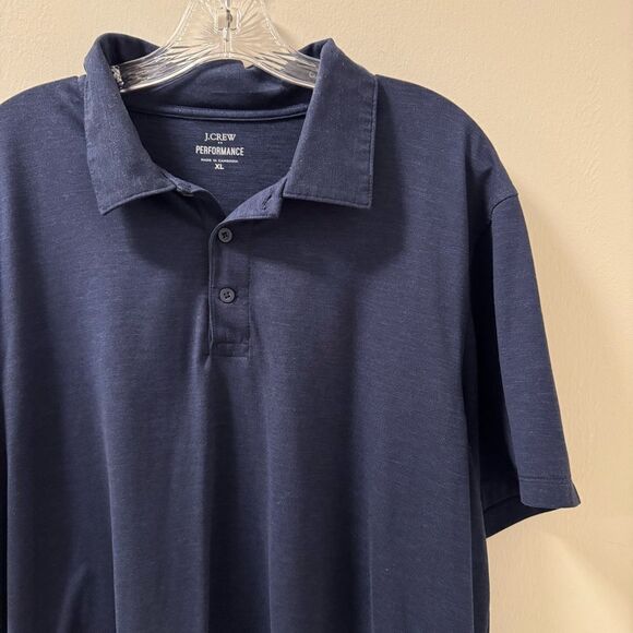 J. Crew Performance Navy Polo Shirt - Size XL - Picture 2 of 4